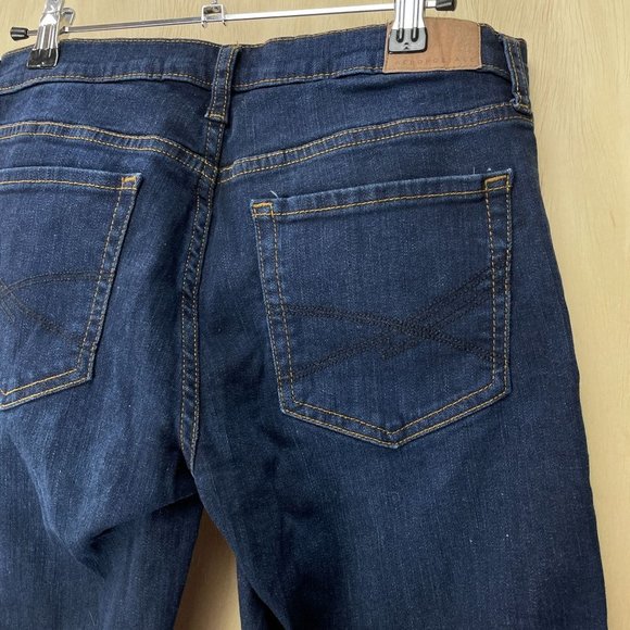 Aeropostale Skinny Jeans Sz 6 /28 Mid-Rise Dark Denim Skinny Stretch 31" Inseam - Picture 5 of 11